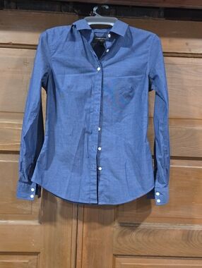 Banana Republic Blue Button-Down Shirt
